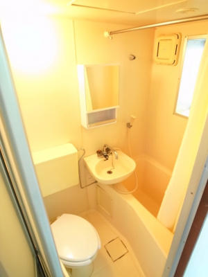 【浴室】 | 第一コマツコーポ | お掃除楽ちん三点ユニット☆