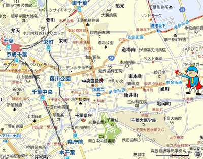 【地図】 | 第一コマツコーポ | 案　内　図