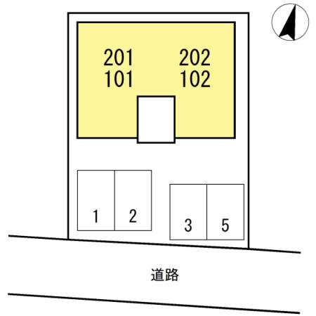 ラ･クレール薊野の区画図