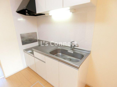 【キッチン】 | ハピネス休塚 | ２口ガスコンロ設置可能なキッチン。