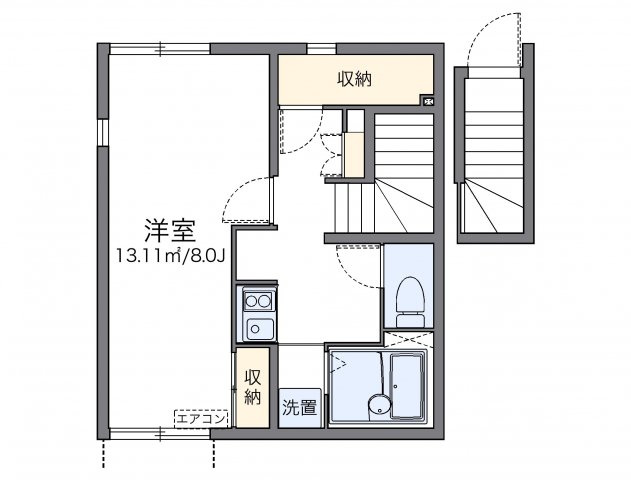 レオネクストあけぼのの間取り