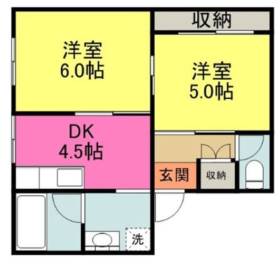グレースタカツキ3号棟の間取り