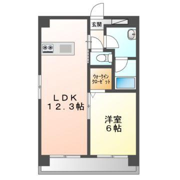 Ｓａｉｓｏｎ　ｃｌａｉｒ(セゾンクレール)の間取り