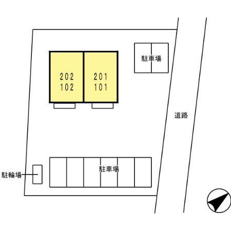 グリーンハイツ久保の区画図