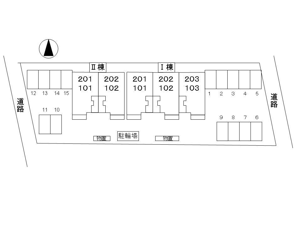 アンベリール　Ⅱの区画図