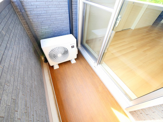 カルム敷島のバルコニー|落ち着いた時間を過ごせるバルコニーです