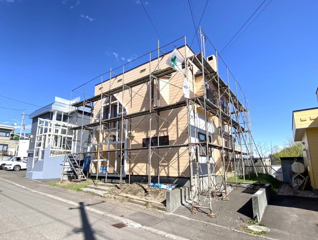 南沢2条2丁目の前面道路含む現地写真