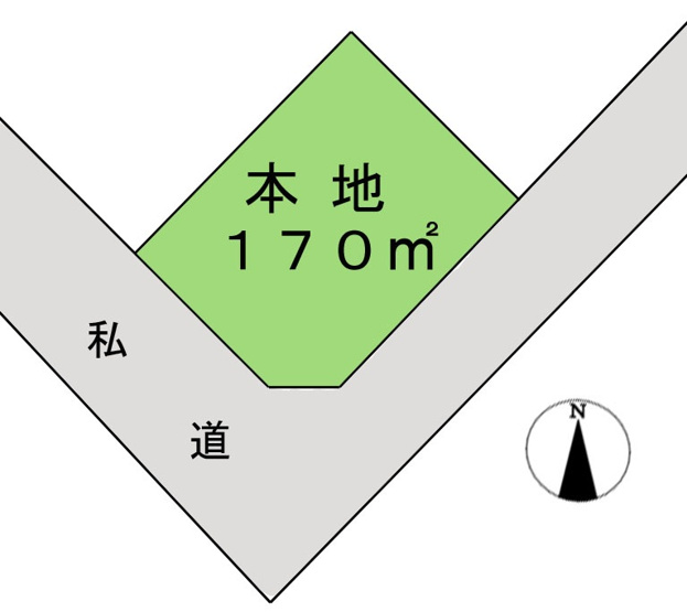 【土地図】 | 大網白里市上貝塚　土地