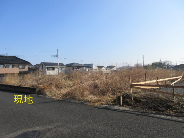 【仲介手数料無料】売地　東松山市美原町1-11-1の前面道路含む現地写真