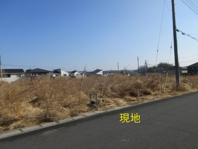 【仲介手数料無料】売地　東松山市美原町1-11-1の前面道路含む現地写真