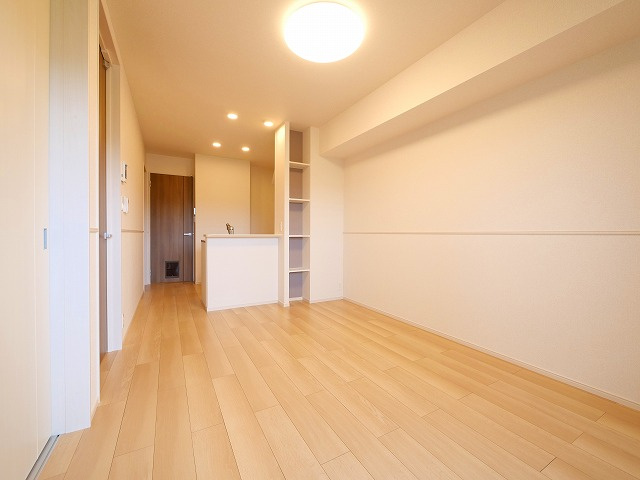 カルム敷島の居間・リビング|使いやすいリビングです