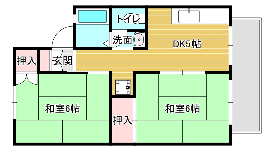 アレフコートの間取り