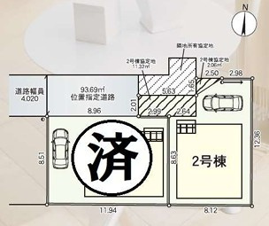 【区画図】 | 大和市桜森第6 新築戸建 全2棟