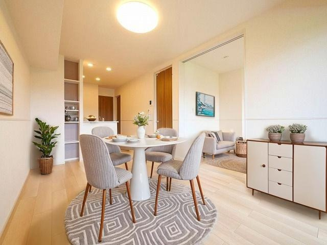 カルム敷島の居間・リビング|CGで家具等を配置したもので家具等は含まれません