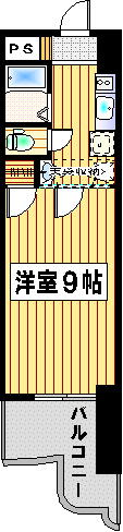 【間取り】 | ロイヤル渡辺通　★プライスホームなら仲介手数料が割引価格です★