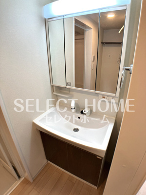 【独立洗面台】 | ボヌール幸田 | 独立洗面台で身支度をすべて済ませてしまいましょう