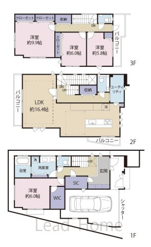 【間取り】 | 目黒区上目黒5丁目