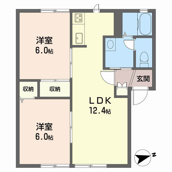 【間取り】 | ノースウィング保免　Ａ棟