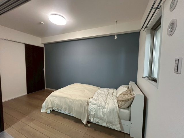 【洋室】 | Paradiso大津B棟 | 1LDKモデルルーム。家具は含まれません。