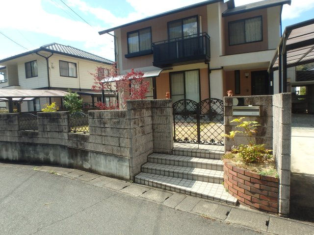 笠岡市大井南　お庭のある中古の外観