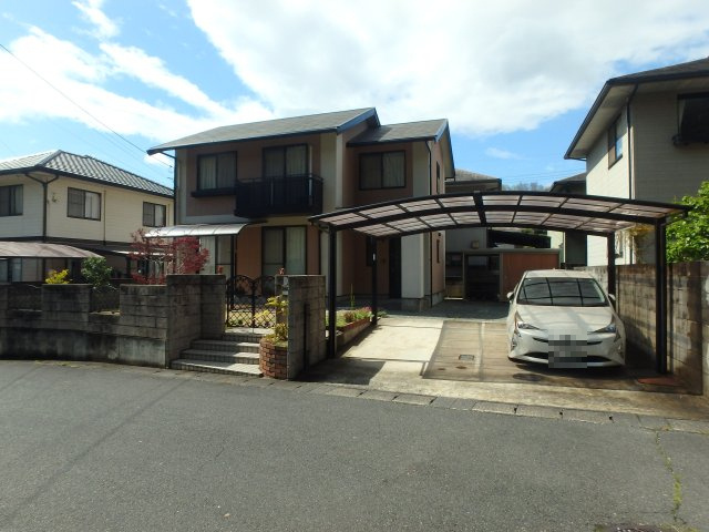 笠岡市大井南　お庭のある中古の外観
