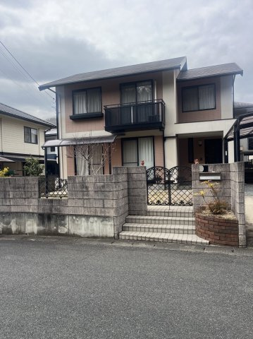 笠岡市大井南　お庭のある中古の外観