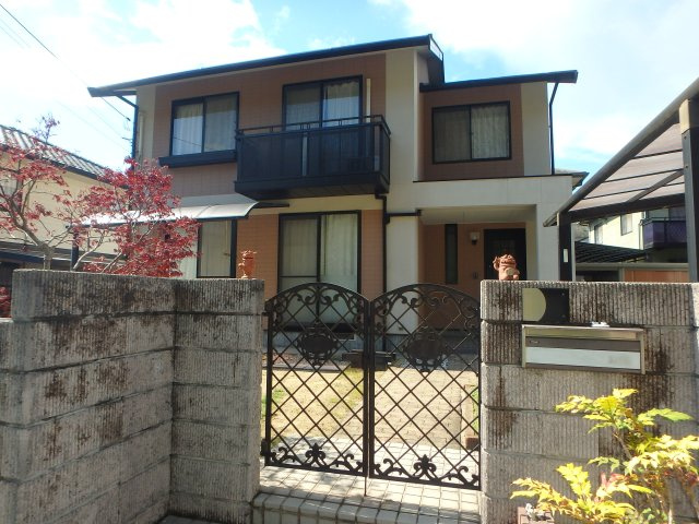 笠岡市大井南　お庭のある中古の外観