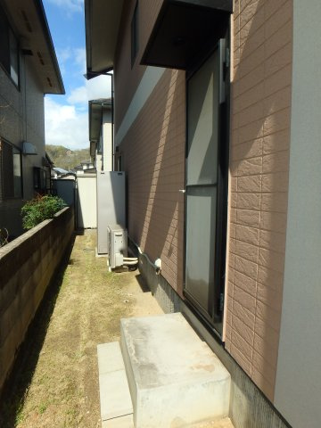 笠岡市大井南　お庭のある中古の外観