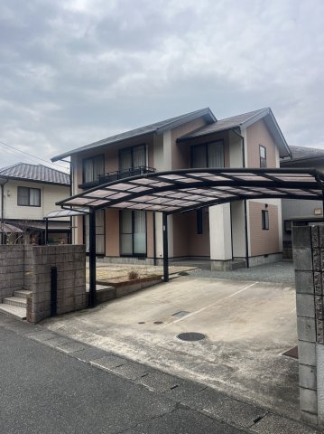 笠岡市大井南　お庭のある中古の駐車場