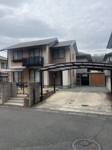 笠岡市大井南　お庭のある中古の外観