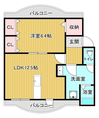 ドエルめぐみの間取り