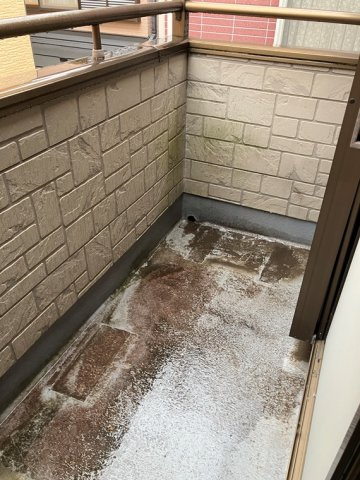 柳崎戸建のバルコニー