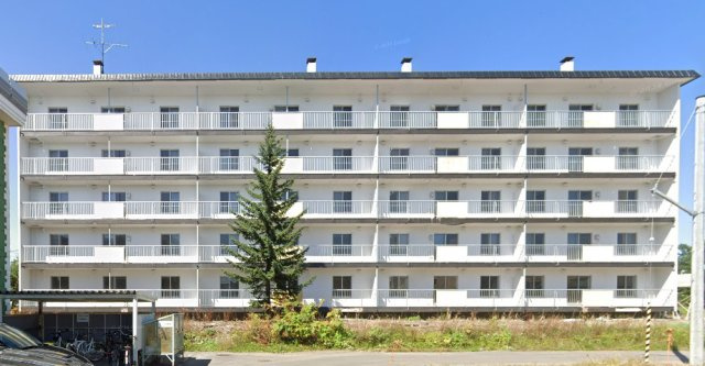 旭川市一棟マンションの外観