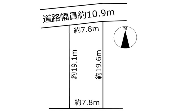 土地　華陽の区画図