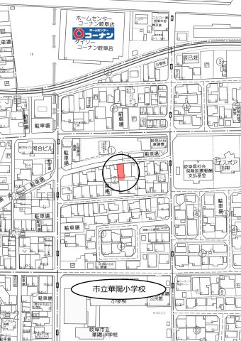 土地　華陽の地図