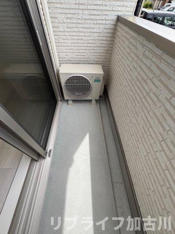 エステイトE東加古川のバルコニー