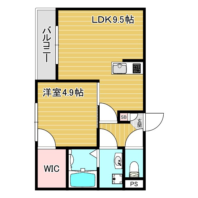 エステイトE東加古川の間取り