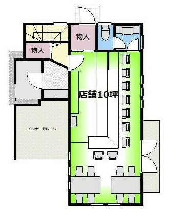 【間取り】 | 藤沢市長後　店舗付住宅