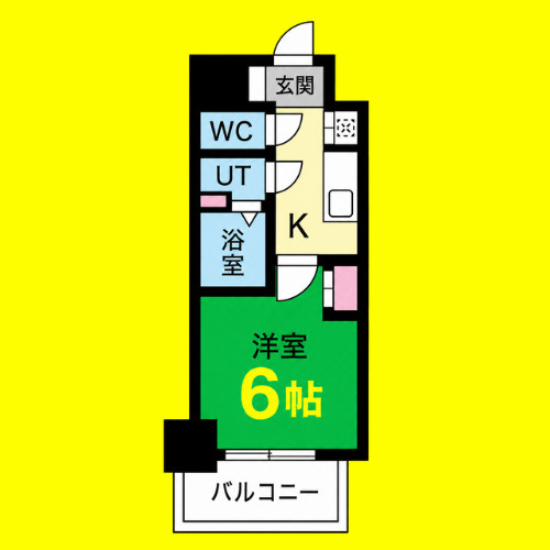 エステート金山の間取り