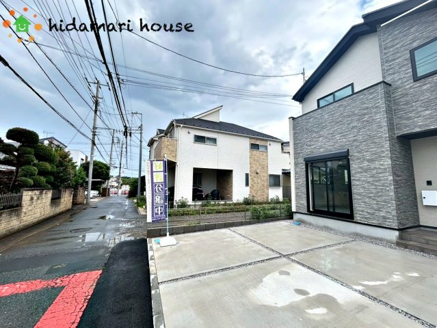 西区三橋　21期　新築戸建　Erde03の前面道路含む現地写真