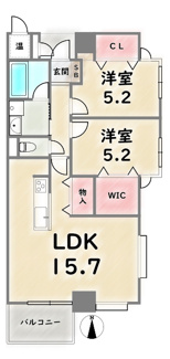 【間取り】 | レスポアール四条大宮