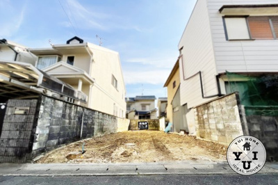 【外観】 | 西京区桂乾町　注文住宅　建築条件付き　土地 | 土地80.79㎡《24.43坪》建築条件付き土地のご紹介です(^^)/
車通りの少ない閑静な住宅地で、前道も5ｍとスッキリしております。