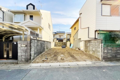 【外観】 | 西京区桂乾町　注文住宅　建築条件付き　土地 | 幼稚園徒歩2分、児童公園徒歩3分と近く小さなお子様がおられるご家庭の方にもオススメです(^^♪