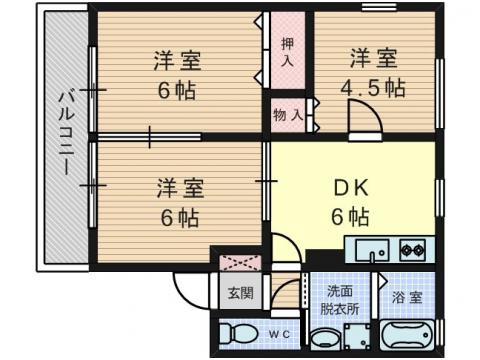 レトアアンシャンテの間取り