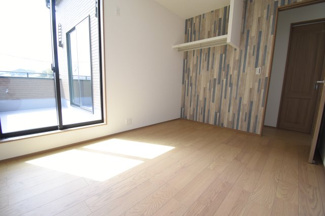 【洋室】 | 安佐南区高取北1（高取駅）全２区画　A棟 | 2階　洋室×4　収納付きでお部屋がスッキリ広く使えます。　