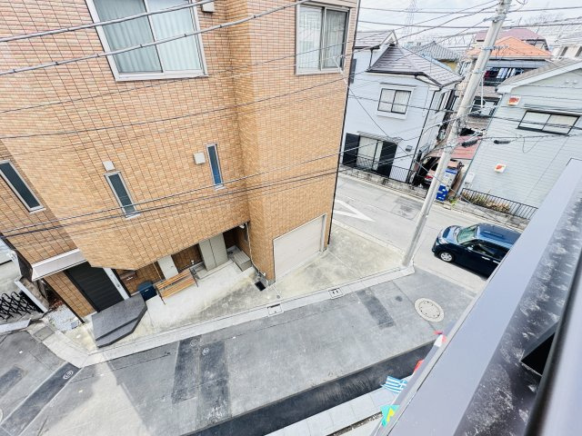 葛飾区鎌倉３丁目新築戸建【鎌倉小学校：8分】の展望|バルコニーより道路側眺望