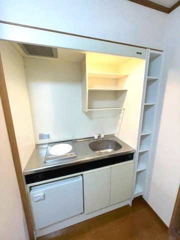 西宮サンハイツのキッチン|コンパクトで使いやすいキッチンです
