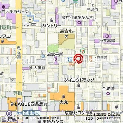 ローレルコート高倉の地図