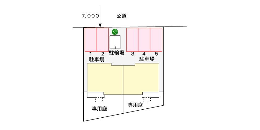 ベル☆デーア　東海の区画図