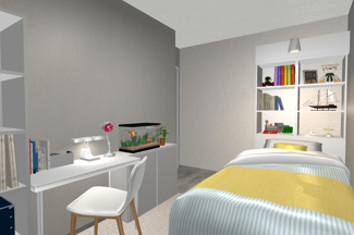 【完成予想図】 | 右京区梅津罧原町　建築条件付 | イメージパース